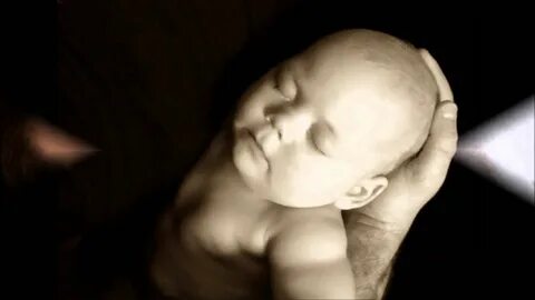 Baby being born