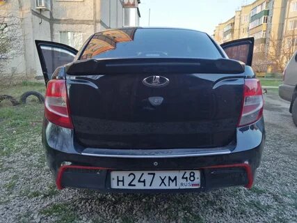 Задний бампер гранта 2023 года