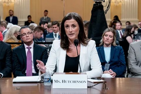Cassidy Hutchinson, former aide to Trump White House chief of staff Mark Me...