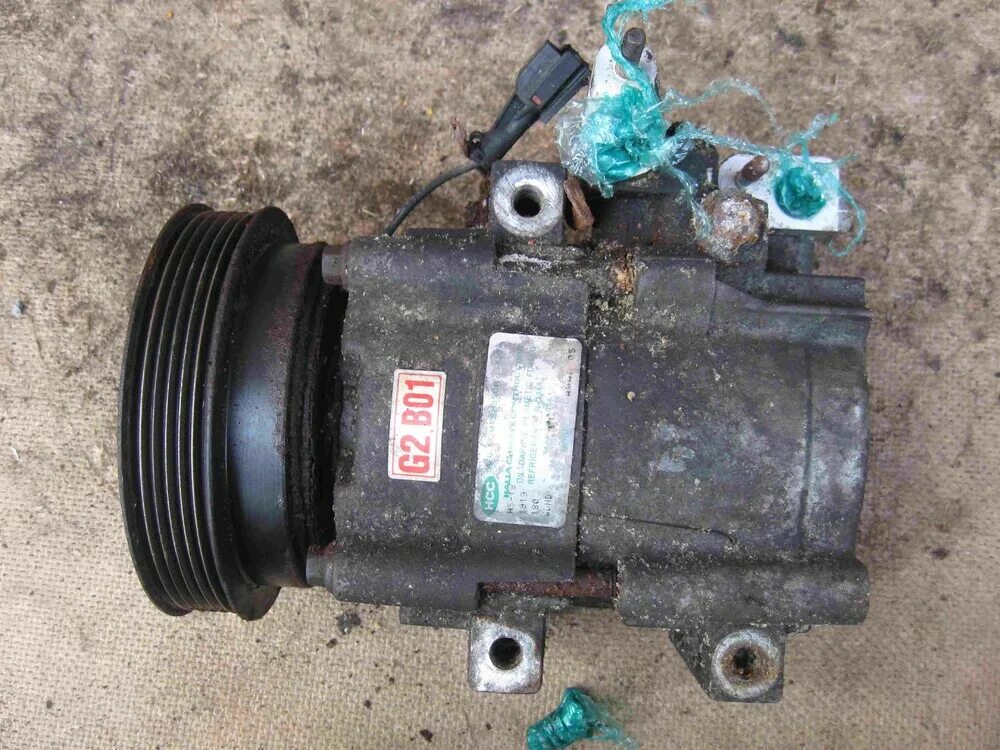 Компрессор кондея на санта фе ca500nvjaa04. 7. Замена компрессора кондиционера санта фе 2. 2 дизель. Компрессор кондиционера санта фе 2.