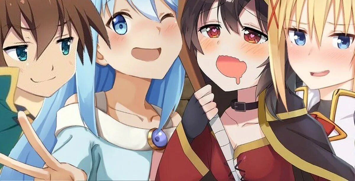 Этот замечательный мир 3 дата. Konosuba 18 Аква и Казума.