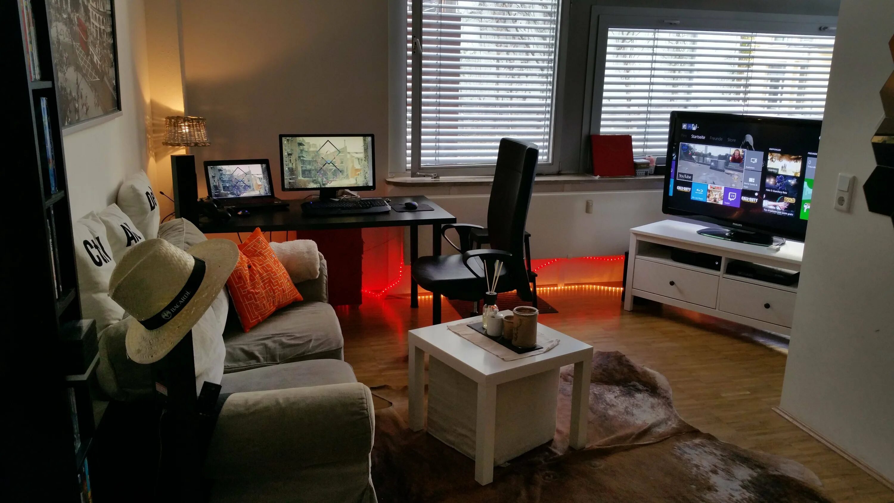 Pin by farahin_nurul on COMPUTER GAME ROOM Gaming room setup, Computer desk setu