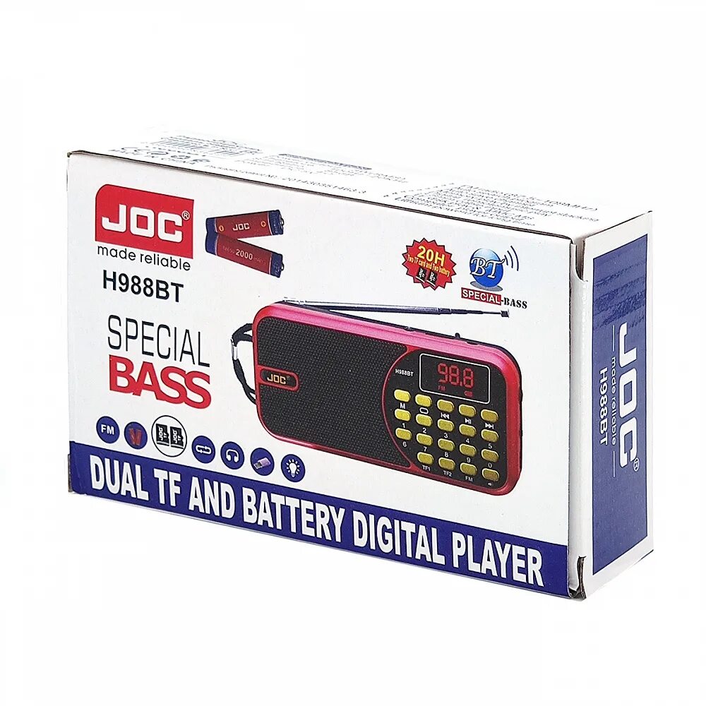 Радиоприемник joc инструкция. Joc h988bt. Колонка Bluetooth h988 (USB/TF/fm) красная. Joc приемник. Радиоприемник joc h798 красный