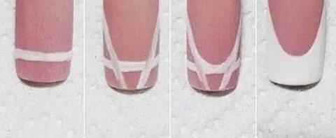 Как делать френч начинающим