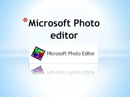 Microsoft editor