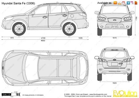 Размеры санта фе 2008