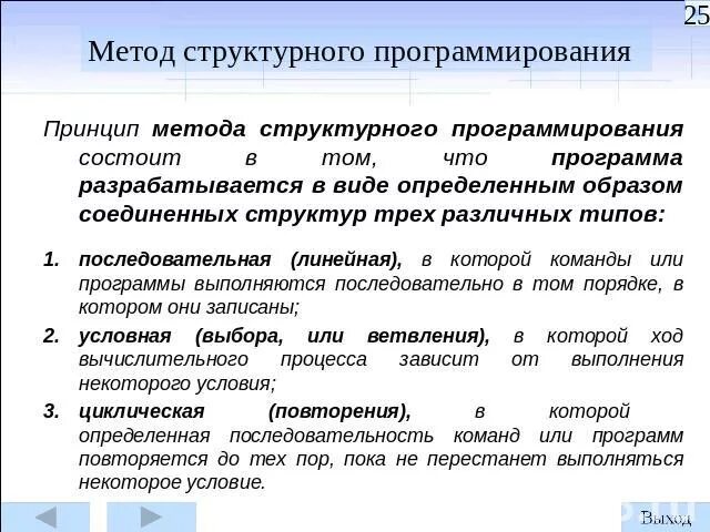 Основы структурного метода