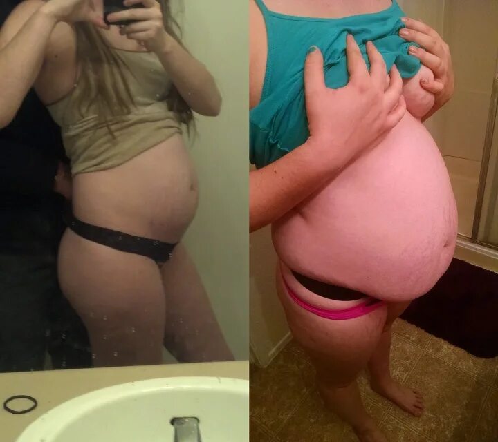 Feedee weight gain progress