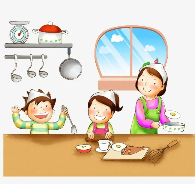 My mother works. Mum рисунок. Mum картинка для детей. Женщина на кухне клипарт. Нарисованный help my mum.