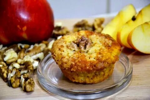 Яблочный кекс в духовке