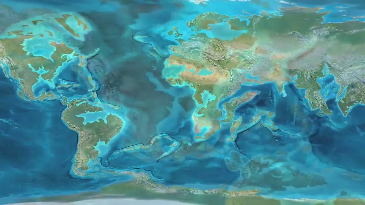 Растает весь океан. Карта земли через 100 млн лет. Земля через 100 миллионов лет. Континенты в будущем.