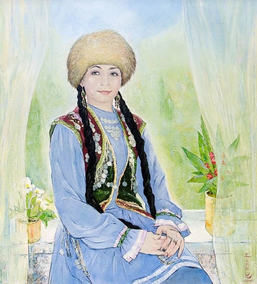 Баш с башкирского. Башкирская художница башкирка. курай башкирский. портрет башкирки лутфуллин. башкирская живопись танзиля гайфуллина.