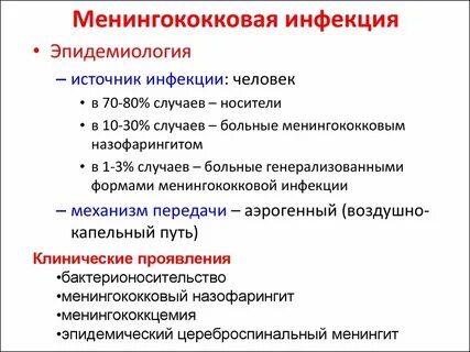 Менингит карантин сколько