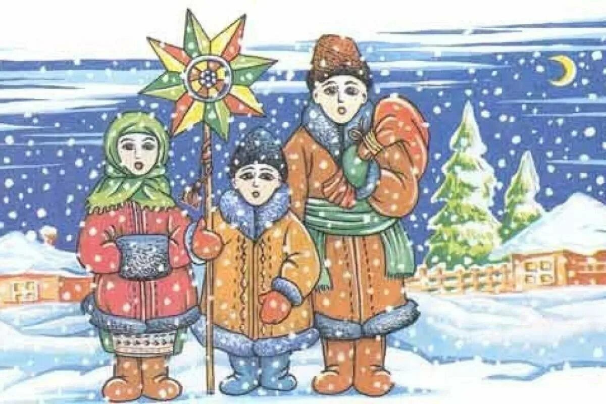 Символом каких колядок была березка