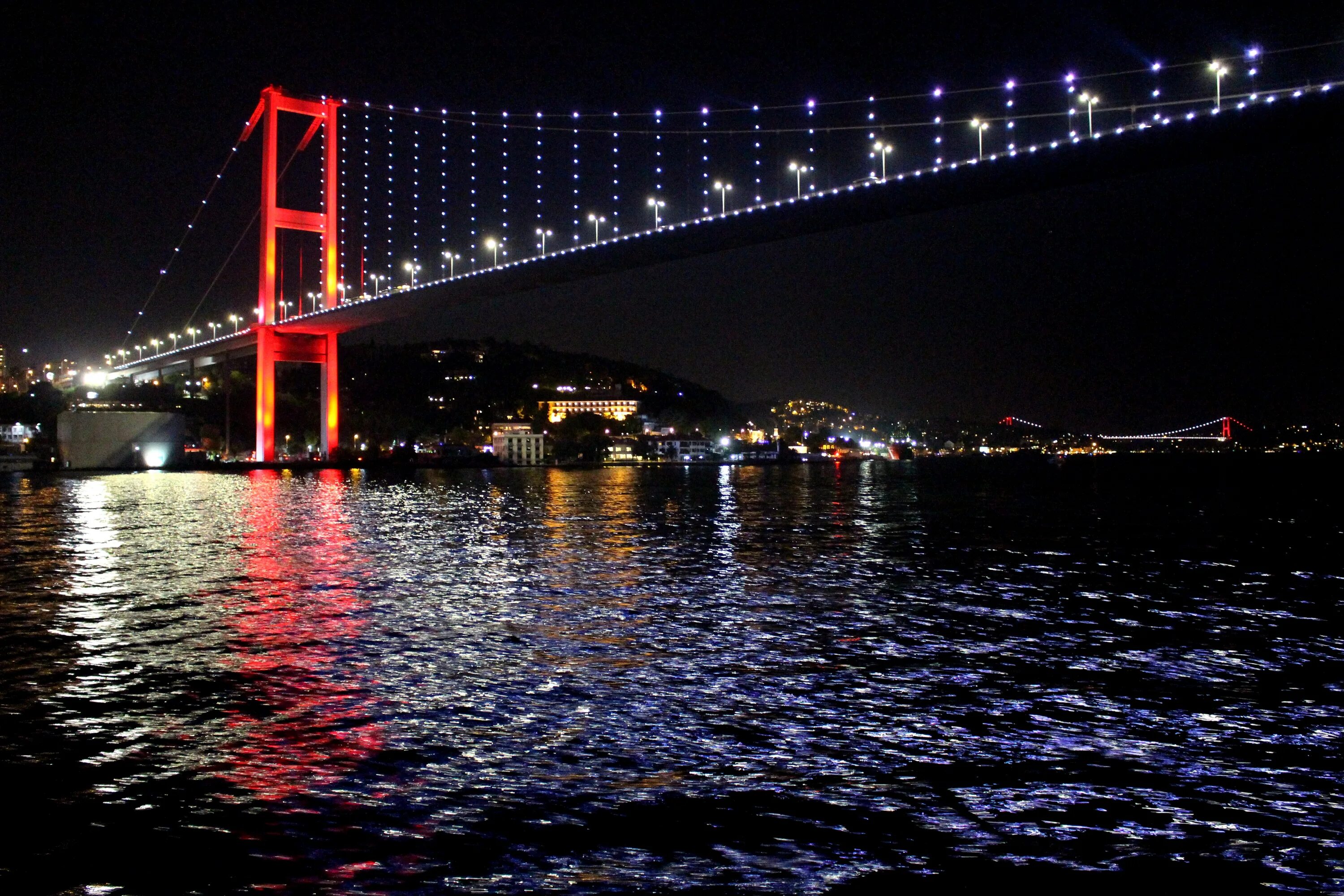 Стамбул мост через. Стамбул мост через Босфор. Турция Босфорский мост ночью. Босфорский мост мосты Турции. Босфорский мост Стамбул HD.