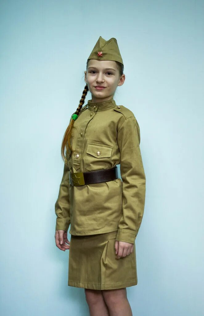 Военная форма Солдатка для девочки 2-14 лет, Размеры 24-44 AliExpress
