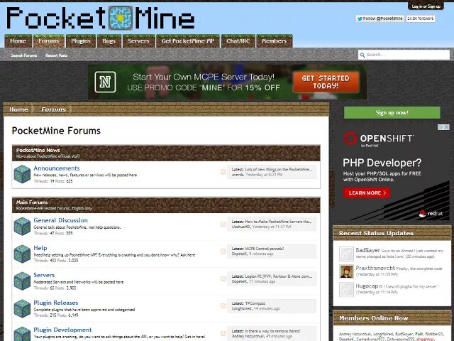 Создать pe сервер. Айпи minetoday. pocketmine сервер. pocketmine плагины. сервер майн тудей.