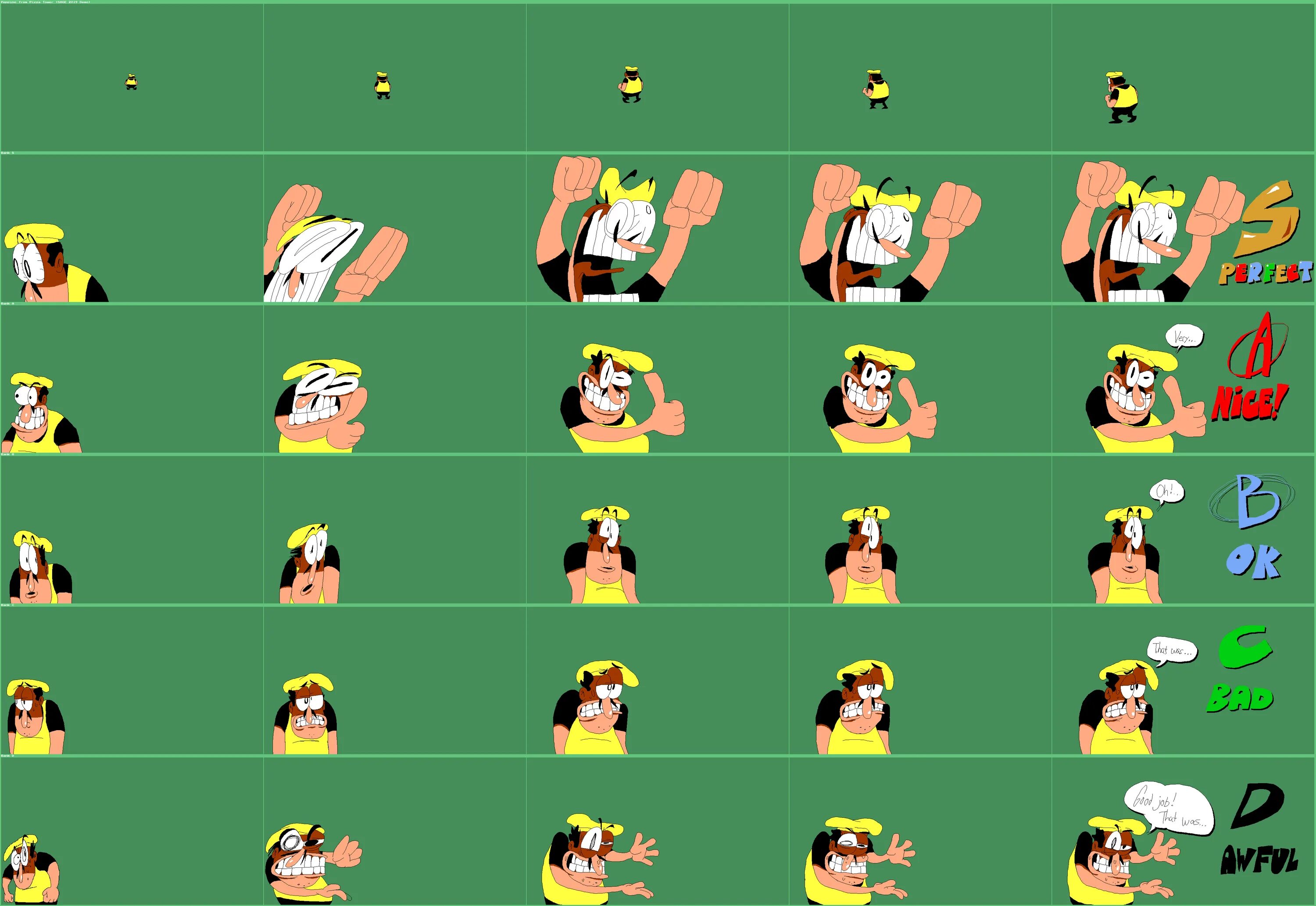 Pizza tower sprites. Peppino pizza tower. pizza tower demo. pizza tower game peppino. pizza tower s rank.