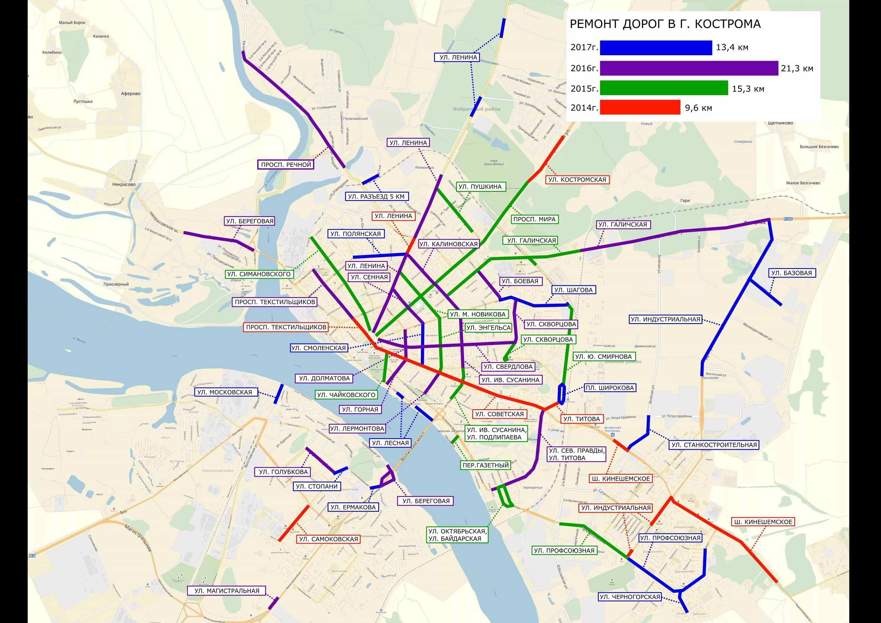 Планы ремонта дорог году. Карта ремонта дорог 2021 Кострома. План ремонта дорог. Карта дорог Кострома. Планы ремонта дорог карта.