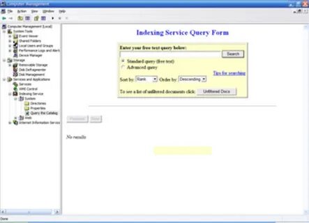 Indexing service