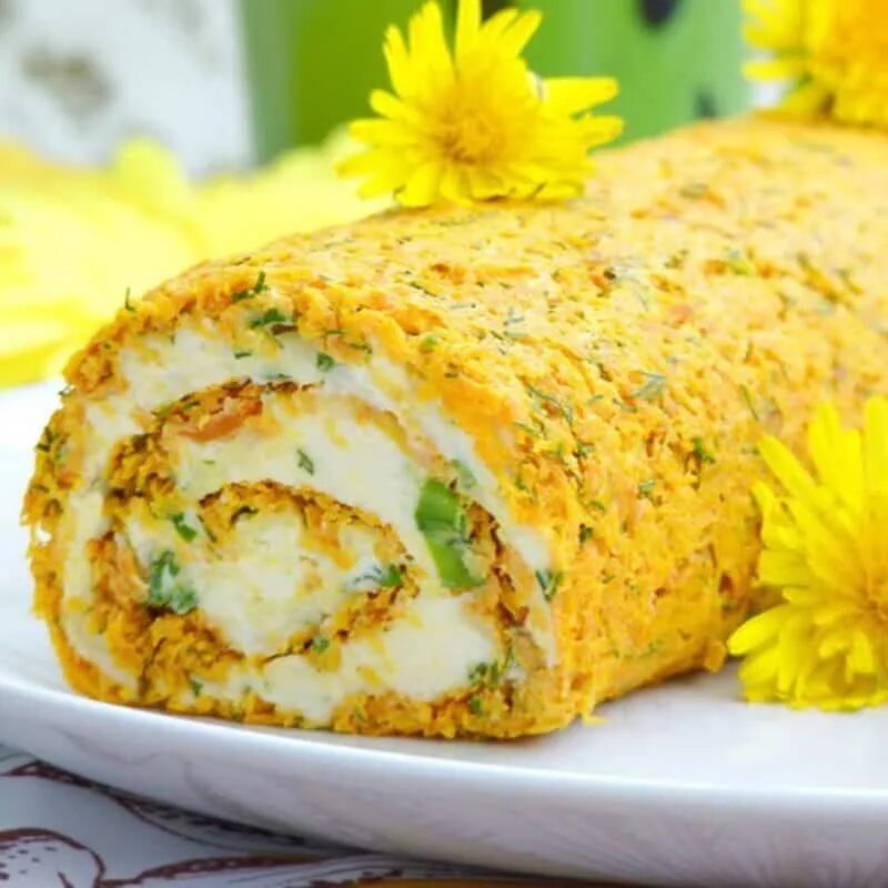 Морковка с плавленным сыром