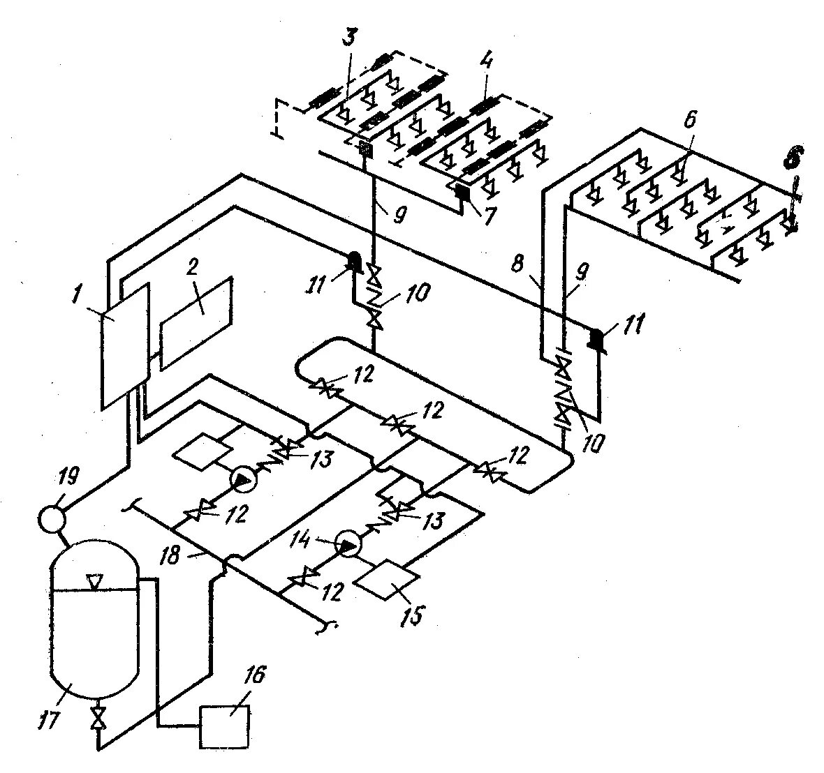 система пожаротушения сп