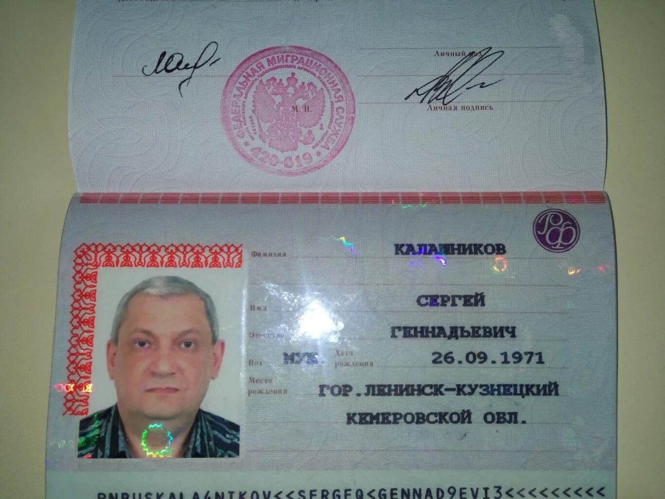 Паспортное имя. Фотографии паспортных данных.