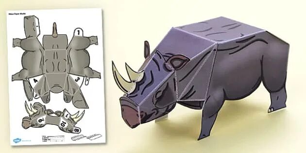 Паперкрафт Жук носорог. Пейперкрафт развертки носорог. Носорог из бумаги развертка. Бумажная модель носорога.
