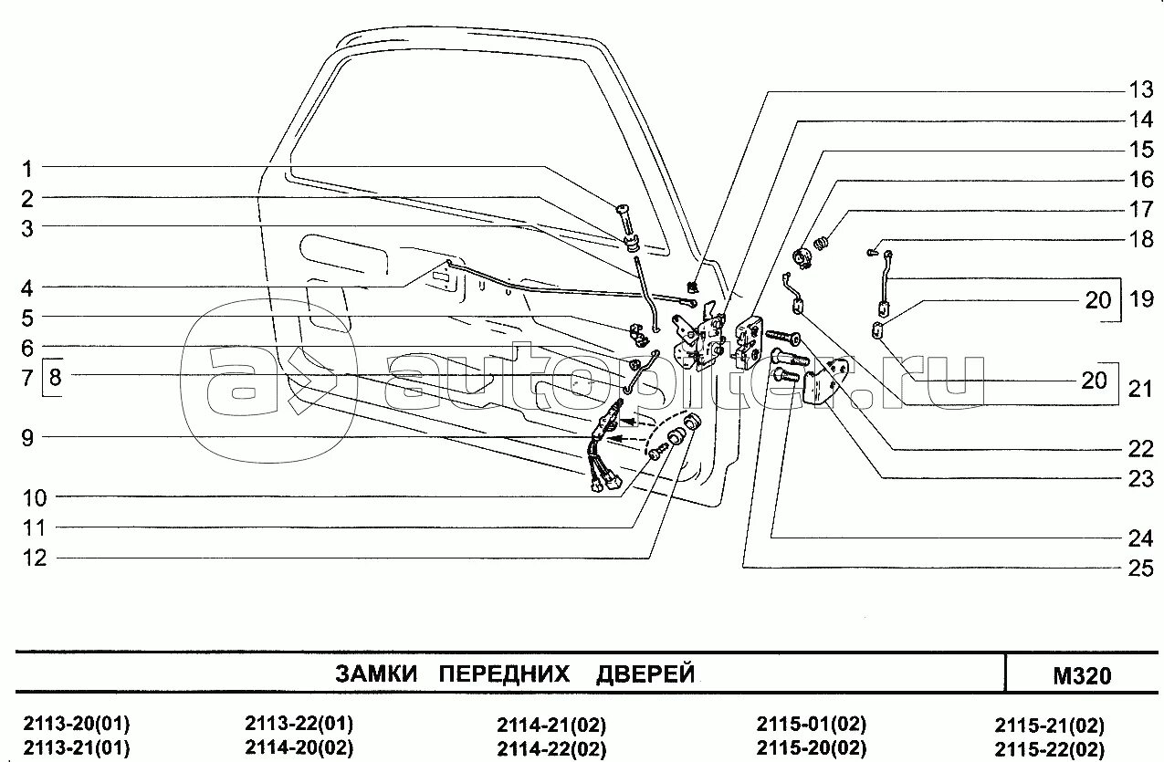 Дверь передняя 2108