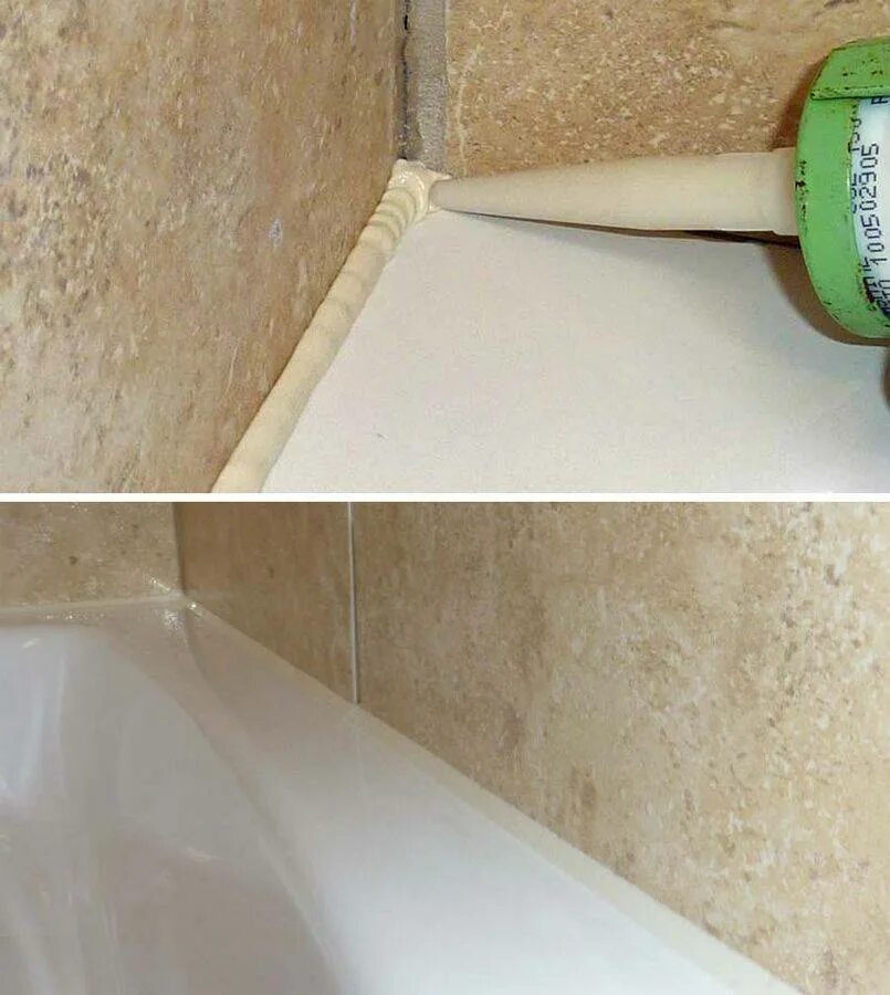 Чем можно замазать ванну. Герметик в ванную. Заделать щель в ванной. Щель между ванной и стеной. Замазка для щелей в стене ванной.