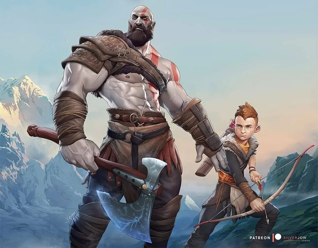 Атрей god of war арт. Атрей god of war. Кратос (god of war). God of war 4 кратос и атрей. Атрей god of war яой.
