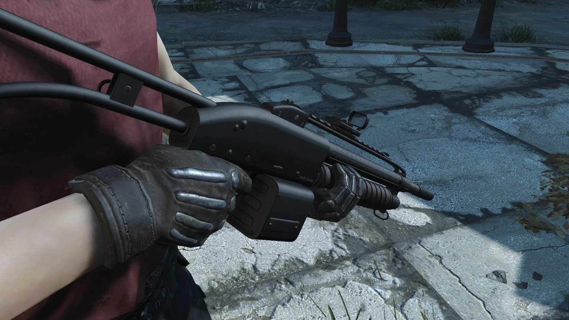 Fallout 4 обрез. Фоллаут 4 мод дробовик. Фоллаут 4 двустволка. Fallout 4 combat shotgun. Fallout 4 шотган.