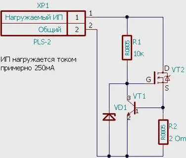 Стабилизатор тока на полевом