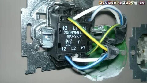Как подключить двухклавишный провод