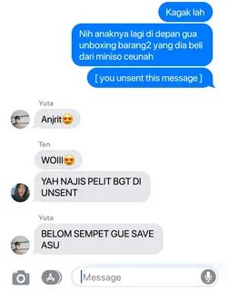 Unsent messages to
