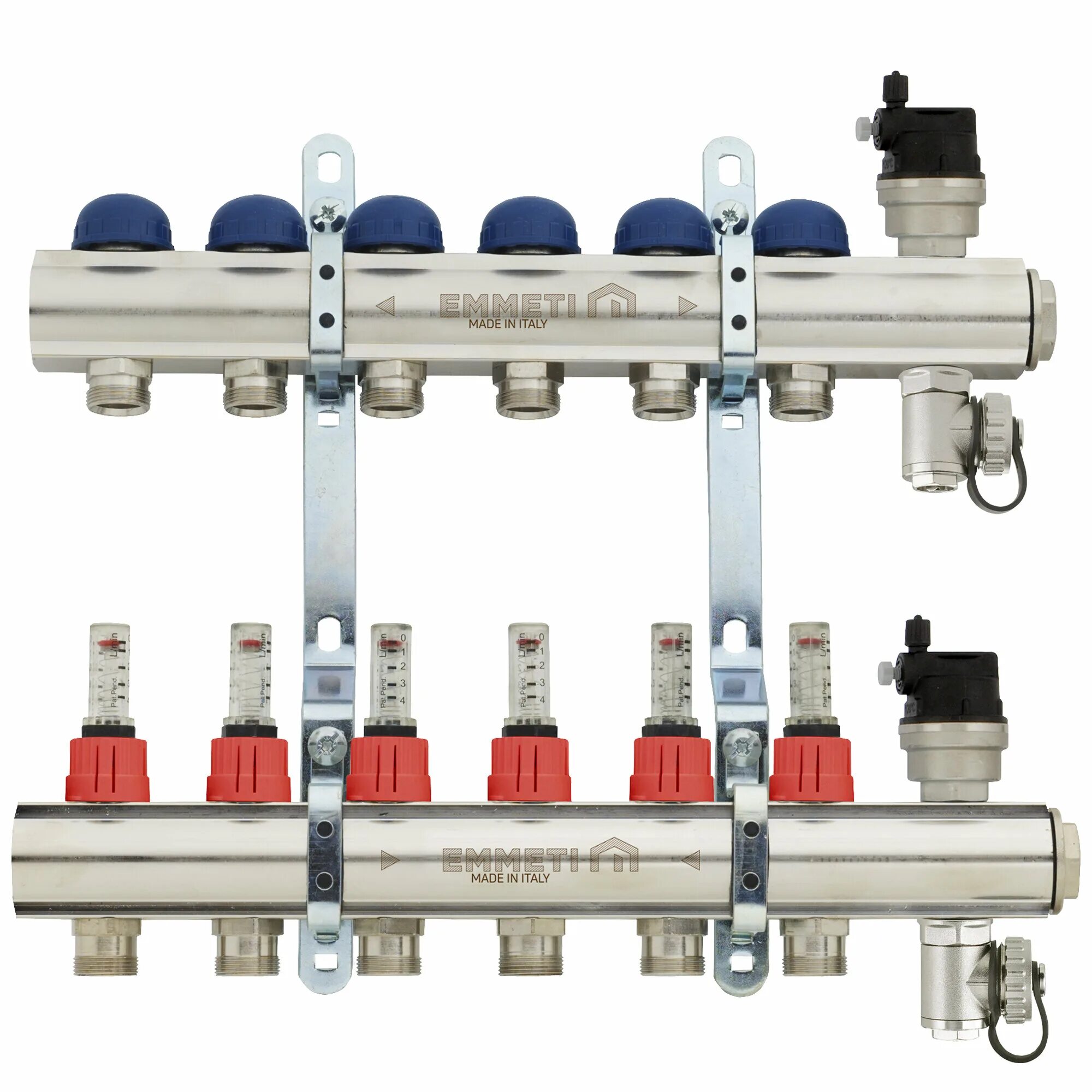 Коллектор хвс. Распределительная гребенка системы теплого пола. Коллектор разводка труб far. Две гребенки располагаются друг за другом. Гребёнка для тёплого пола в сборе с насосом.