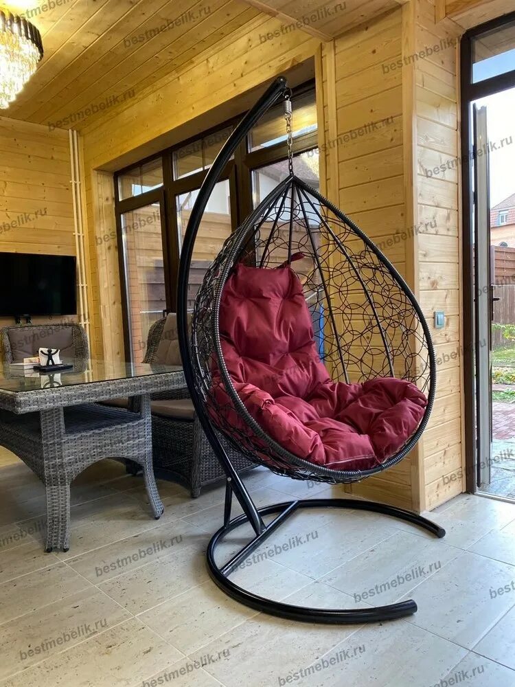 Кресло кокон 240 кг. Подвесное кресло кокон encase wicker. хофф кресло кокон. кокон капля ротанг. подвесное кресло садовое(103*200общий размер, кресло 115*107*69).