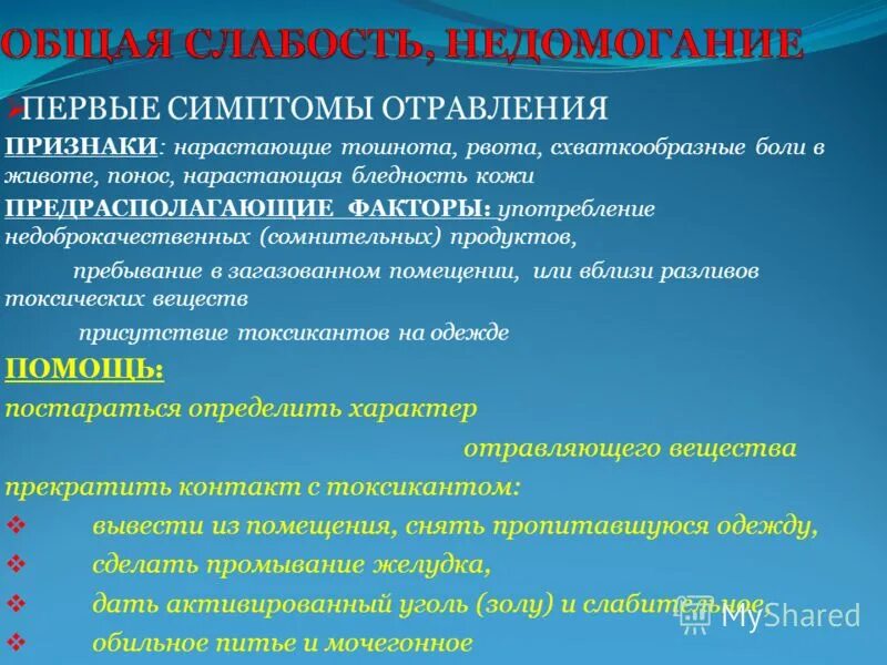 Общие симптомы при отравлениях. Симптомы общего недомогания. Общая слабость симптомы. Первые симптомы отравления.