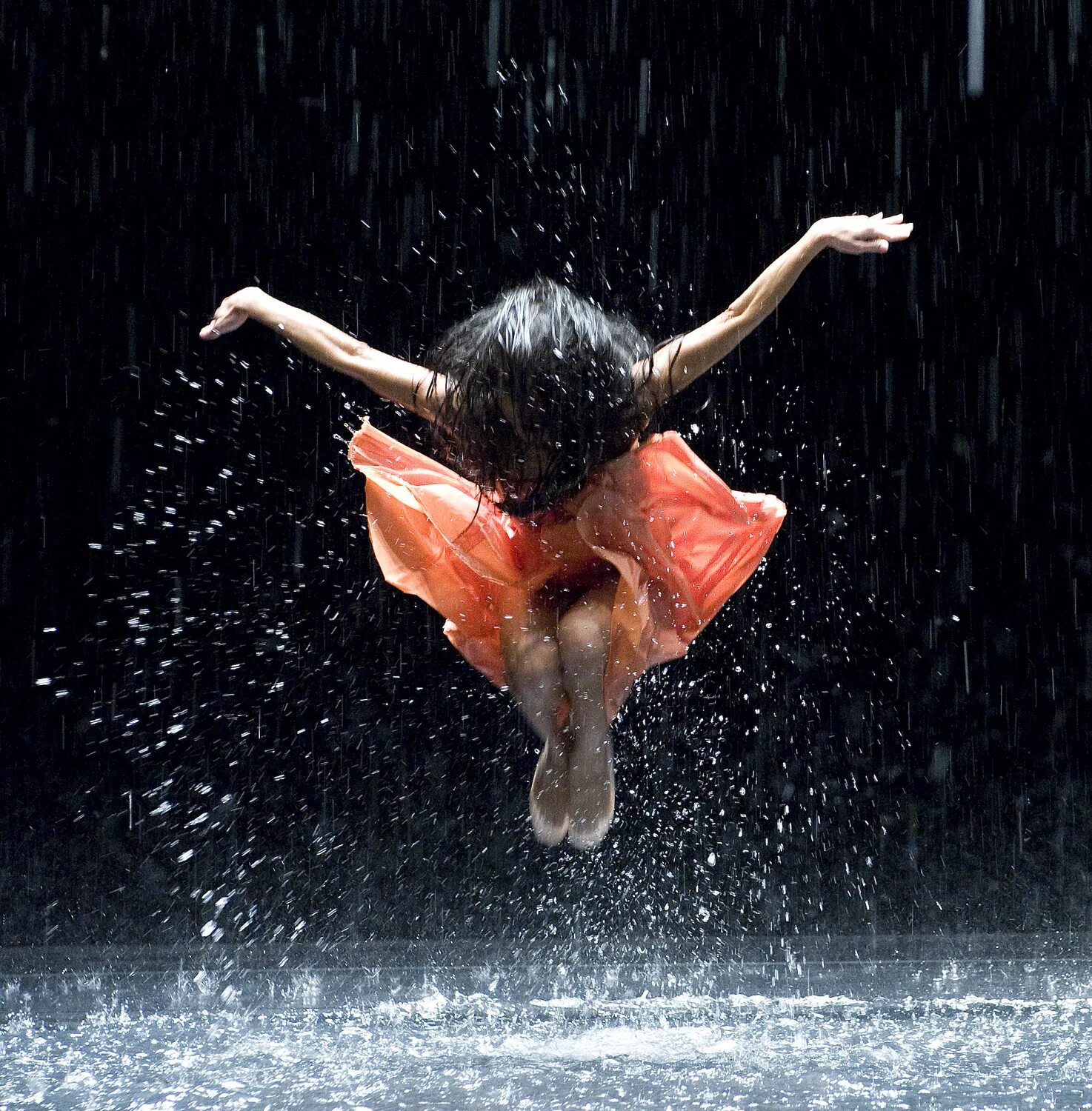 I was dancing in the rain