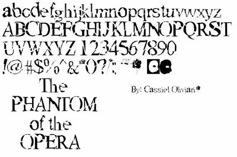 Opera шрифты