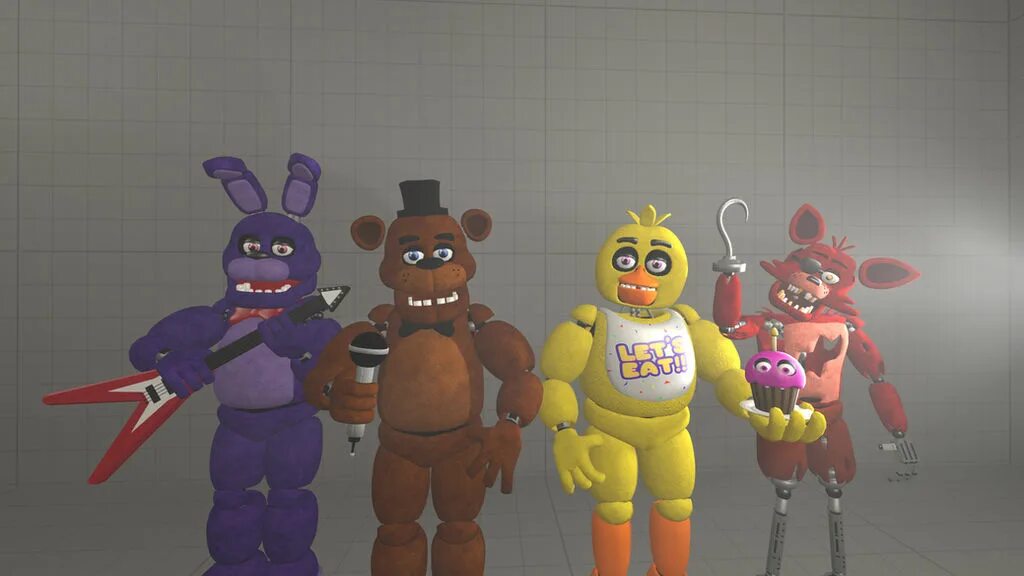 Сохранения фнаф. ФНАФ модели 2014. FNAF 1 models. ФНАФ американцы. ФНАФ 1985 год.