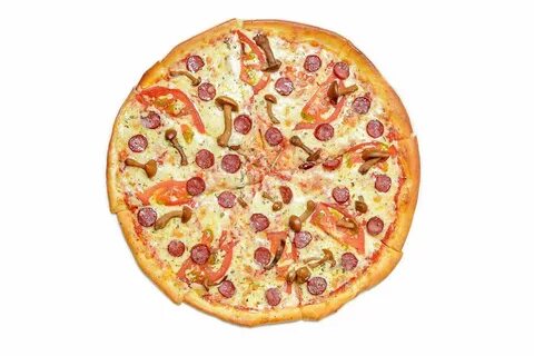 Пицца с колбасой картинки