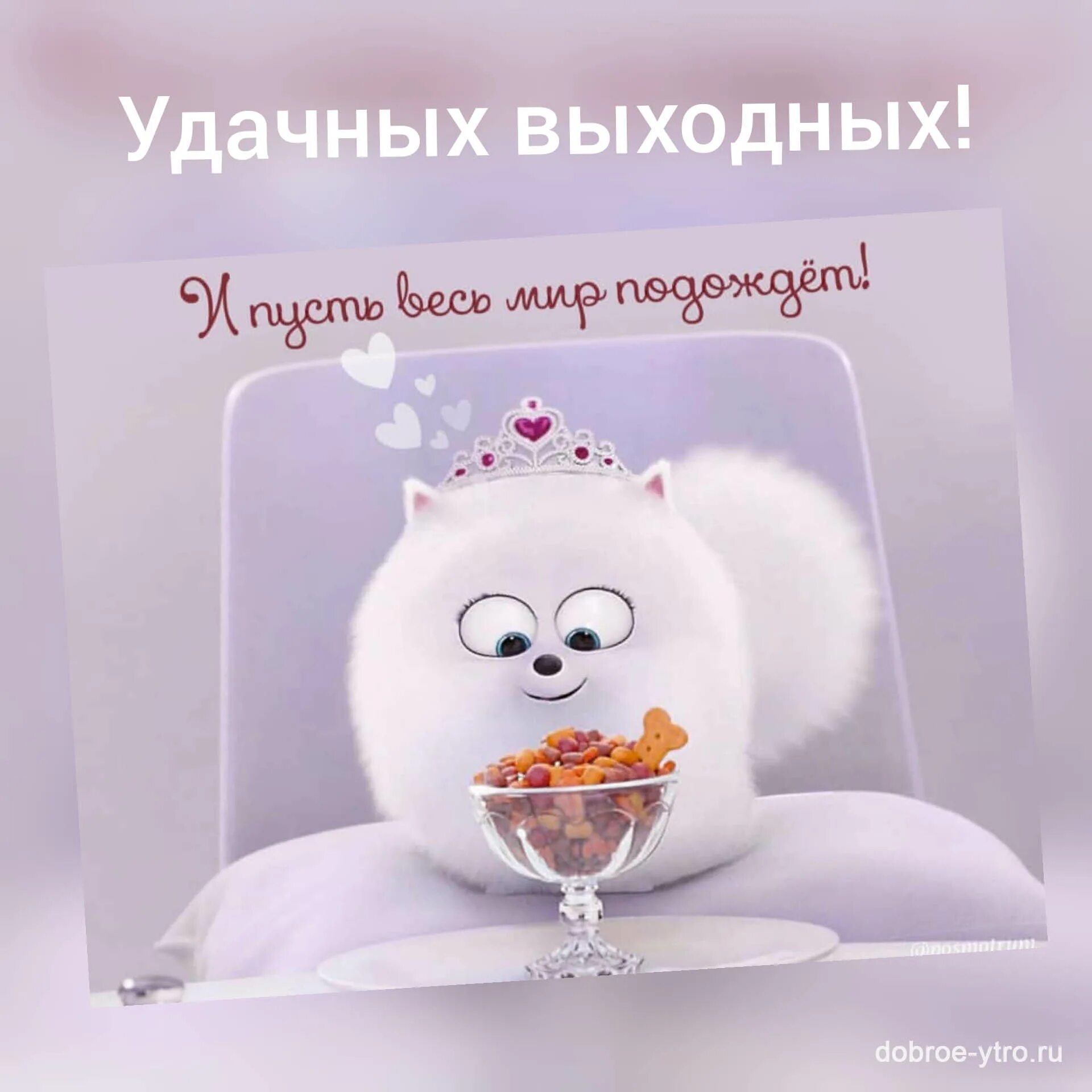 Доброе утро выходного дня