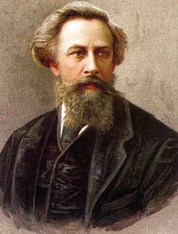 Год рождения русских писателей. Алексея Константиновича Толстого (1817–1875). Портрет Алексея Константиновича Толстого.