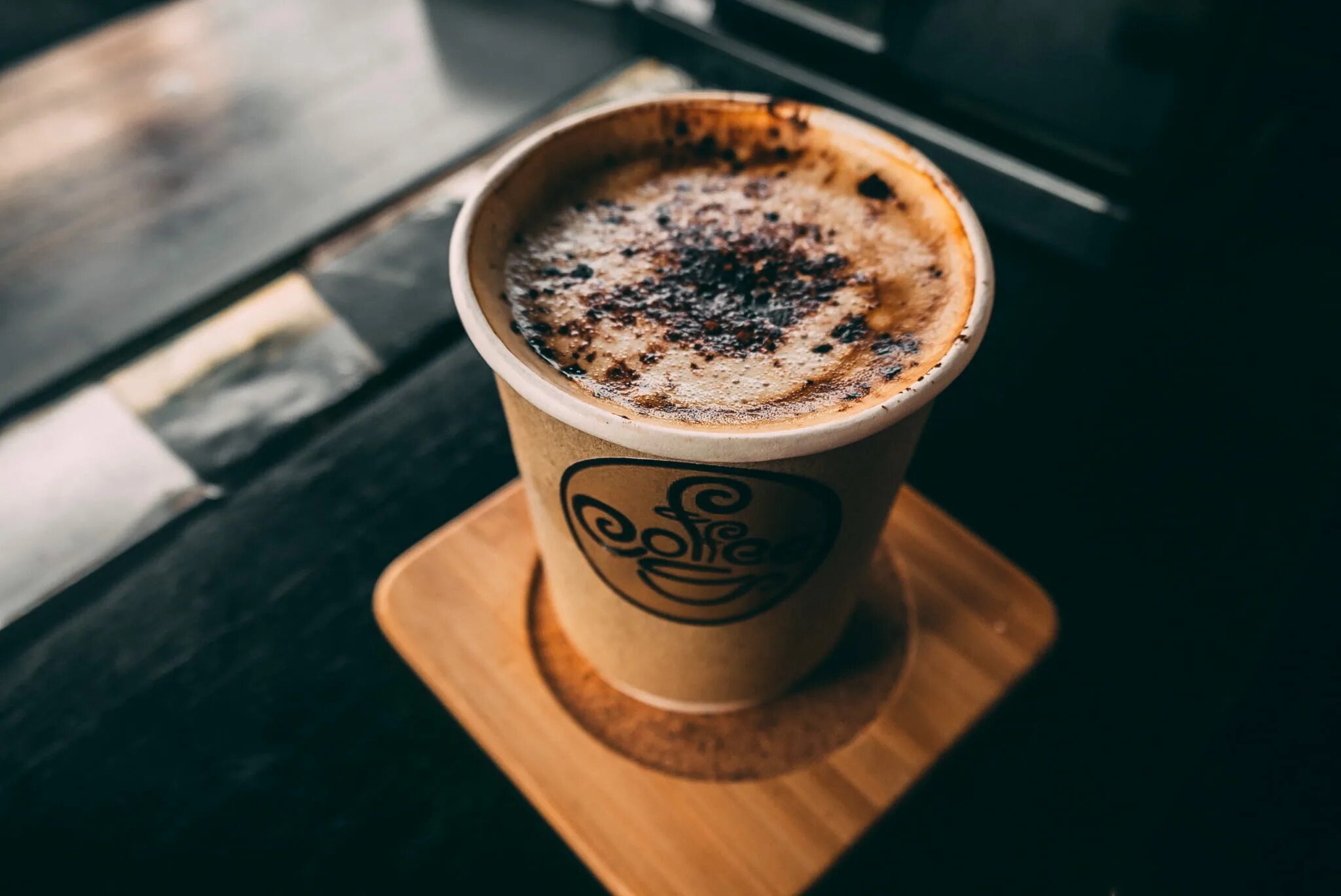 Under coffee