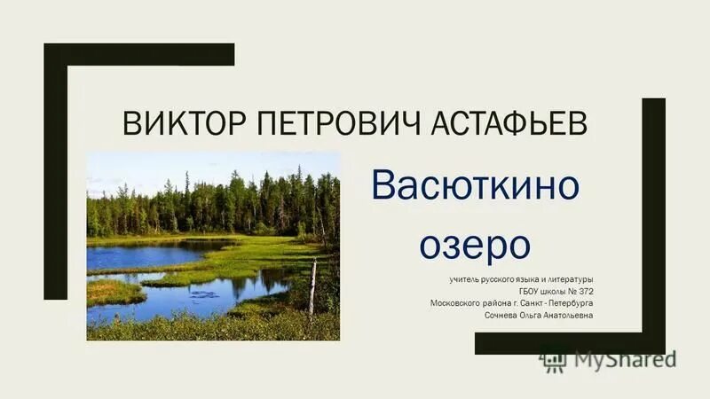 Васюткино озеро ответы на вопросы кратко