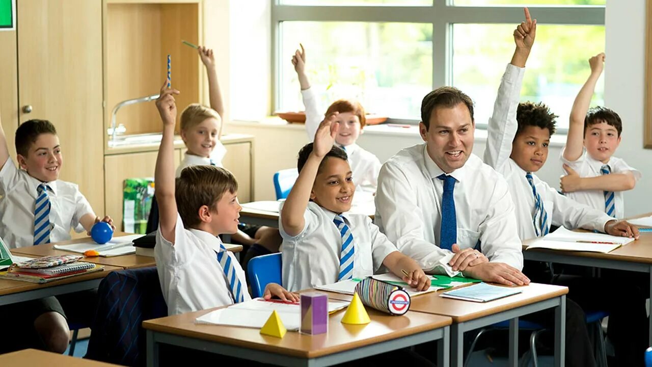 There are boys in the class