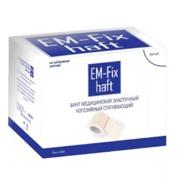 Бинт em-Fix haft 8 см x 20 м.. Em Fix haft бинт самофиксирующийся. O бинт когезивный медицинский em-Fix haft 6см*10м. Бинт эластичный самофиксирующийся когезивный em-Fix haft 8 см x 20 м.. Ем fix