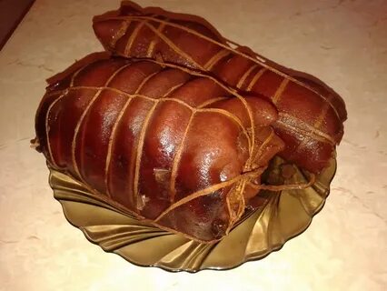 Копчение свиной брюшины