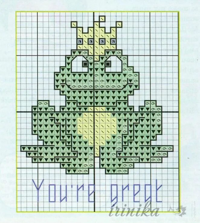 Котик в шапке лягушки схема. Котик в шапке лягушки схема. Рисунки для вышивки крестиком. Лягушка из бисера крестиком. Схемы для бисероплетения.